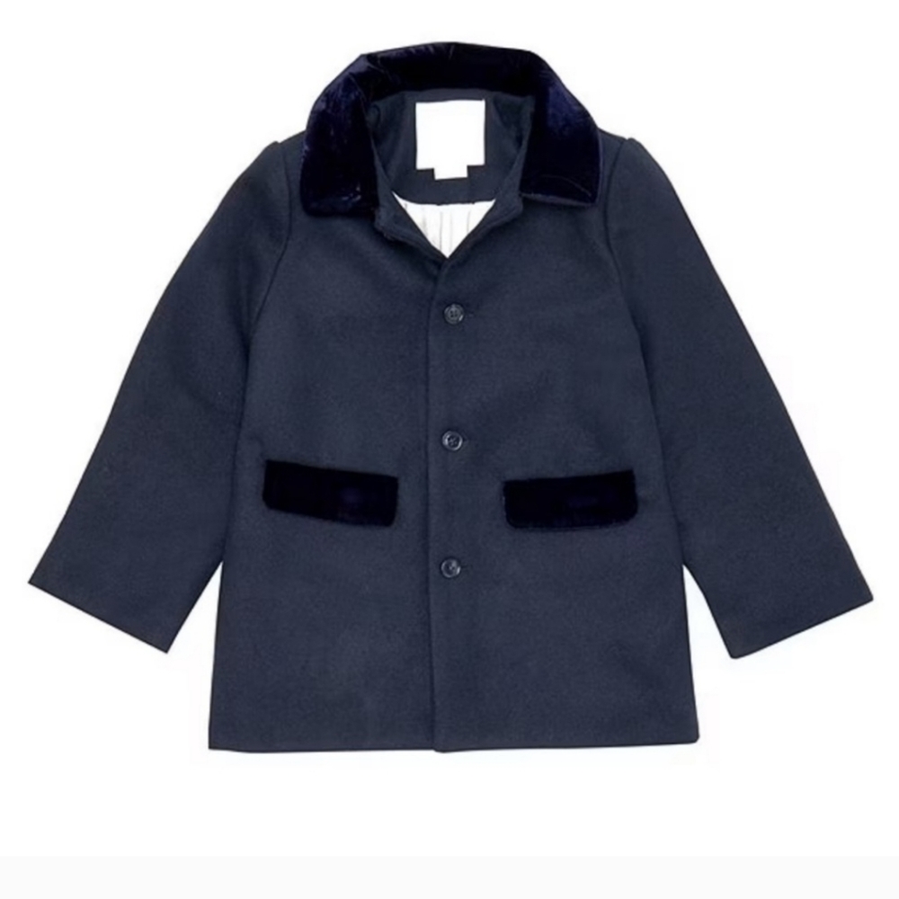 Edgehill Collection Baby Boy 12-24 Months Long Sleeve Button Front Dress…